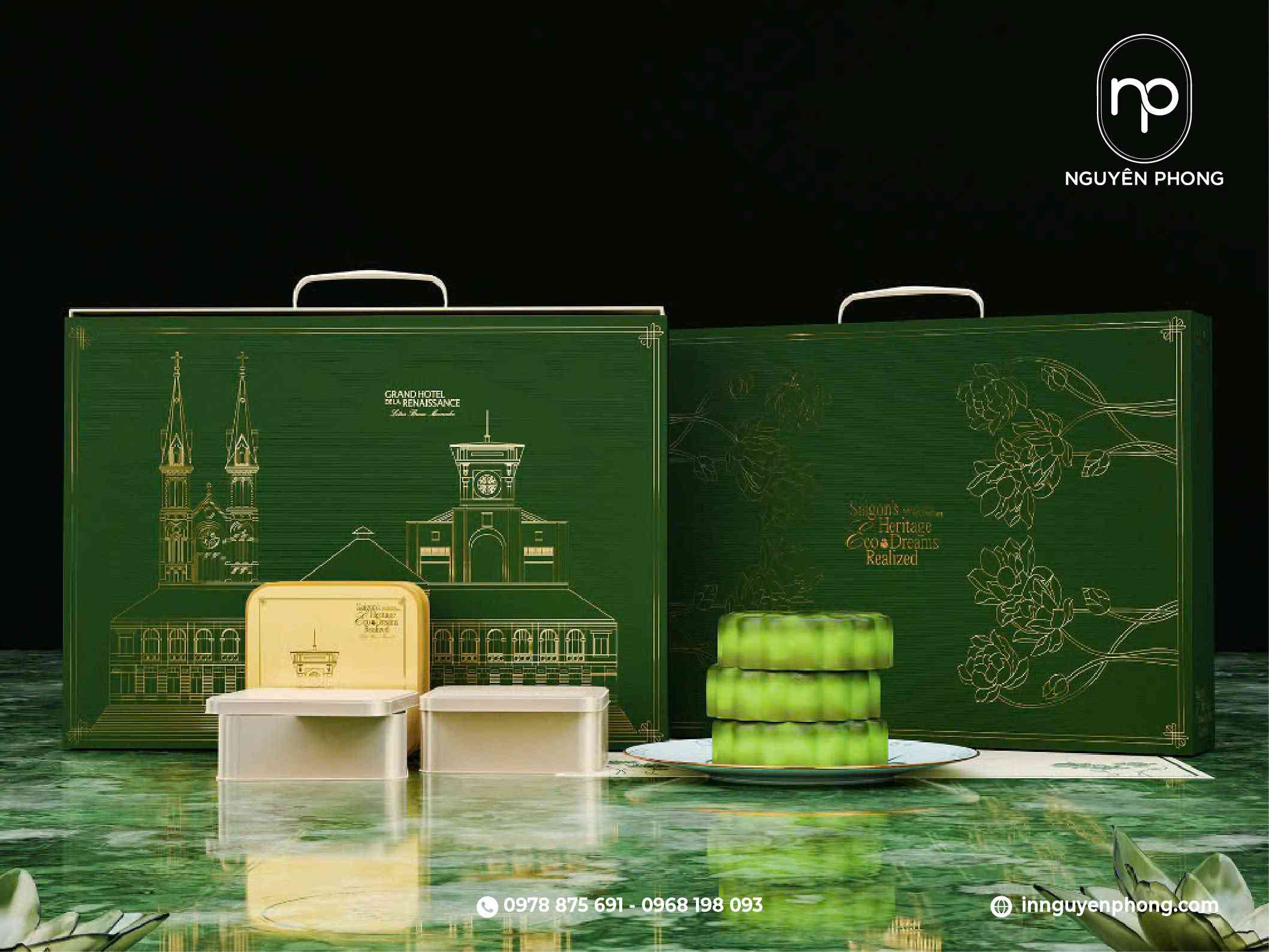 Mẫu hộp bánh trung thu của các khách sạn nổi tiếng